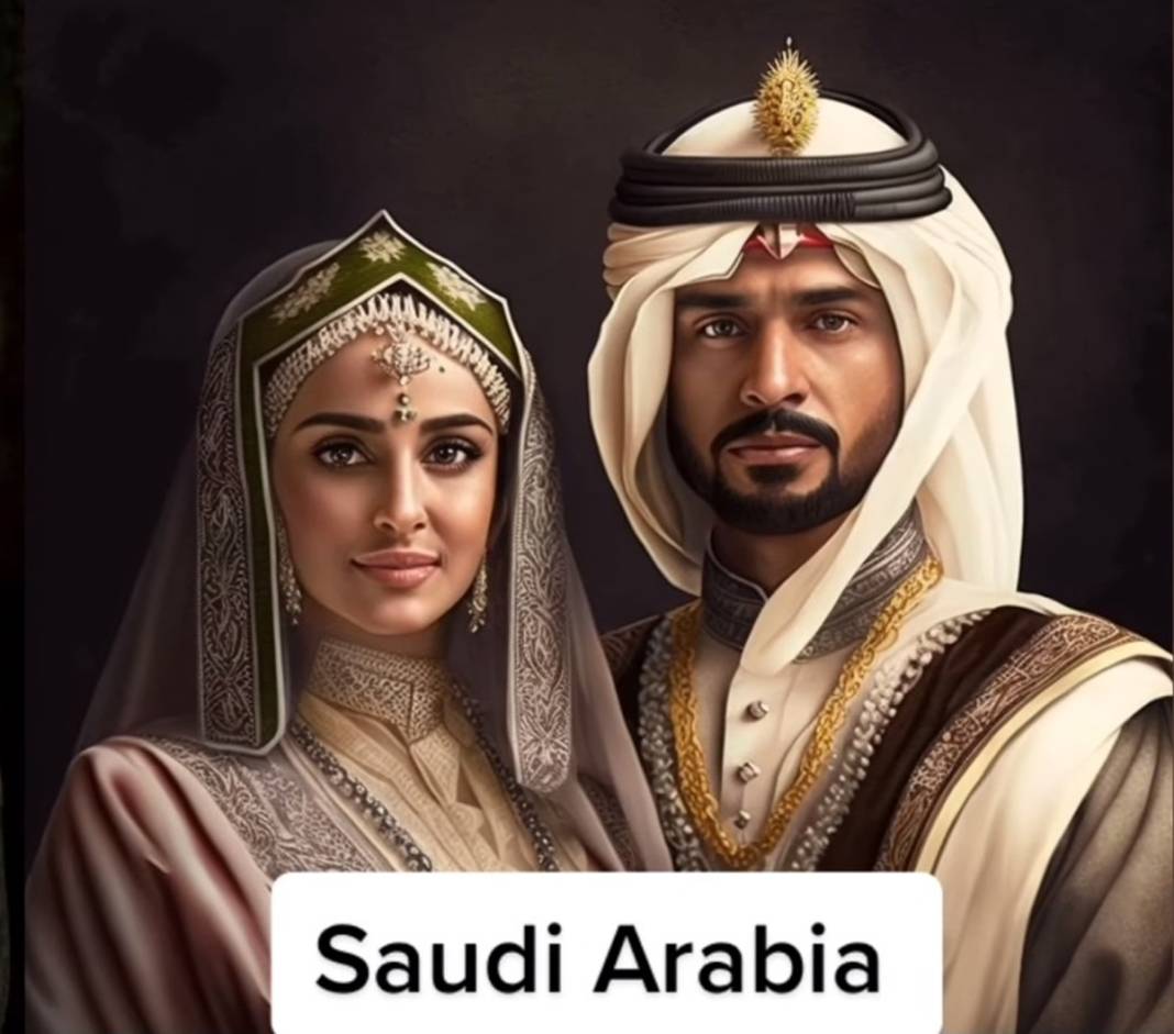 Yapay zekaya sordular, resmetti: İşte Türkiye dahil yapay zekaya göre gelin ve damat olarak ülkeler... 26